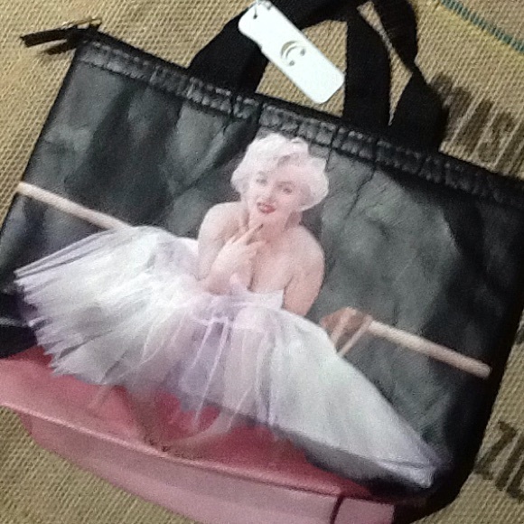 NWT Marilyn Monroe Sexy Zip Cooler Tote - Picture 2 of 2